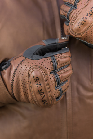 Rękawice miejskie SHIMA CALIBER BROWN brązowy czarny