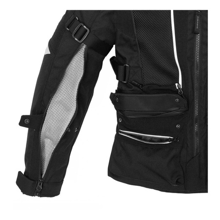 Kurtka tekstylna SPIDI ALLROAD BLACK czarny
