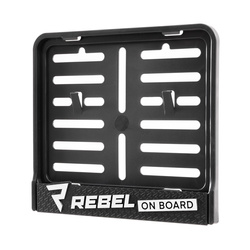 Ramka mocowanie tablicy rejestracyjnej REBELHORN REBEL ON BOARD