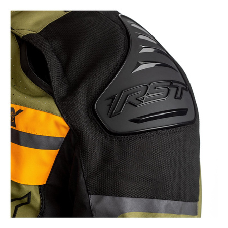 Kurtka tekstylna RST PRO SERIES ADVENTURE X CE GREEN/OCHRE czarny zielony żółty