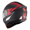 Kask szczękowy MT GENESIS SV CAVE MATT BLACK/RED czarny czerwony biały