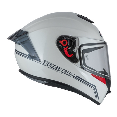 Kask integralny NZI TRENDY SOLID WHITE biały