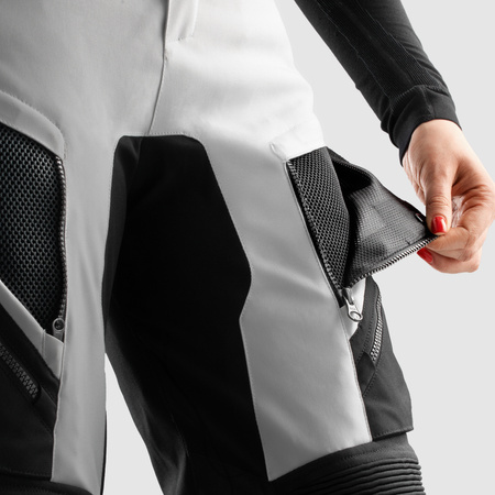 Spodnie tekstylne damskie REBELHORN HARDY 3.0 LADY BLACK/GREY czarny szary