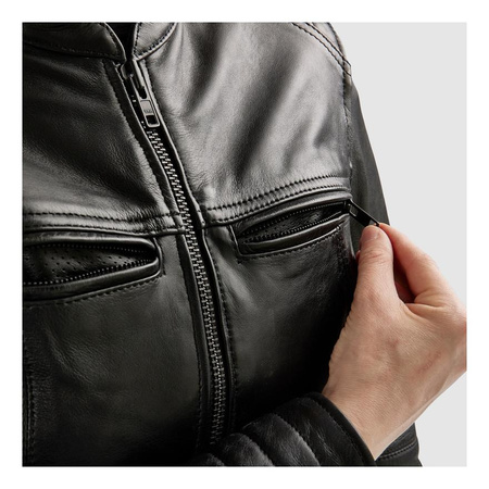 Kurtka skórzana damska REBELHORN HUNTER II LADY BLACK czarny