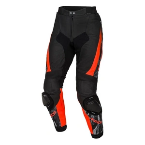 Spodnie skórzane SECA SRS II FLUO RED czerwony fluo czarny szary
