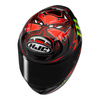 Kask integralny HJC RPHA 12 QUARTARARO REPLICA BLACK/RED czarny czerwony zielony