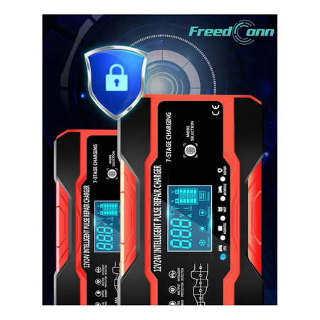 Ładowarka prostownik do akumulatora FREEDCONN RJ-C 121001A