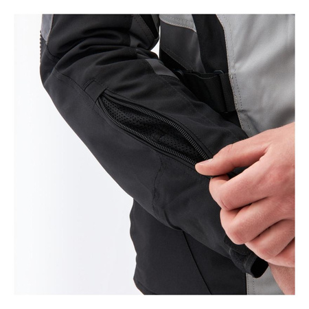 Kurtka tekstylna REBELHORN SCOUT BLACK/GREY/FLUO YELLOW czarny szary żółty fluo