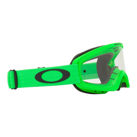 Gogle motocyklowe OAKLEY O FRAME 2.0 PRO XS MX MOTO GREEN CLEAR zielony