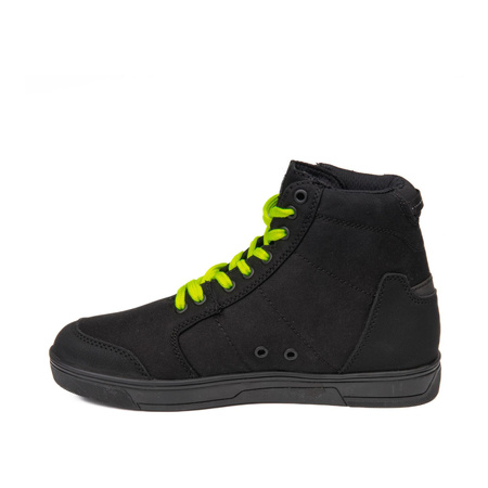 Buty krótkie OZONE TOWN BLACK/FLO YELLOW czarny żółty fluo