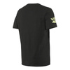 Koszulka T-shirt DAINESE VR46 PIT LANE BLACK/YELLOW FLUO czarny żółty fluo