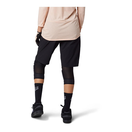 Spodenki rowerowe damskie FOX LADY RANGER BLACK czarny
