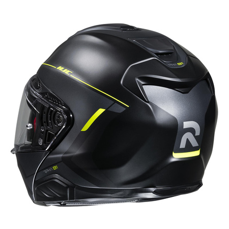 Kask szczękowy HJC RPHA 91 COMBUST BLACK/YELLOW czarny żółty fluo