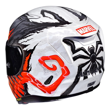 Kask integralny HJC RPHA 11 ANTI VENOM MARVEL GREY/RED biały czarny czerwony szary