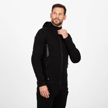 Bluza motocyklowa KNOX SHIELD HOODY BLACK czarny