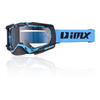 Gogle motocyklowe IMX DUST GRAPHIC BLUE/BLACK MATT SZYBA DARK SMOKE + CLEAR niebieski czarny mat