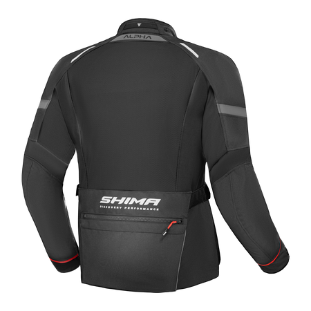 Kurtka tekstylna SHIMA ALPHA BLACK czarny