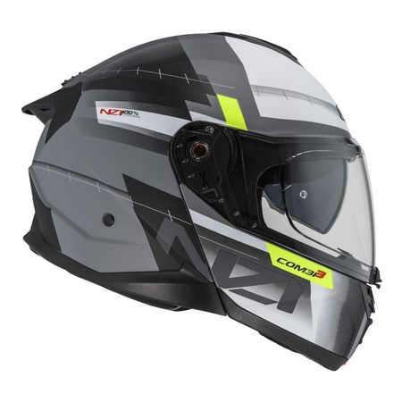 Kask szczękowy NZI COMBI 3 DUO METRIC NARDO GREY WHITE MATT szary biały