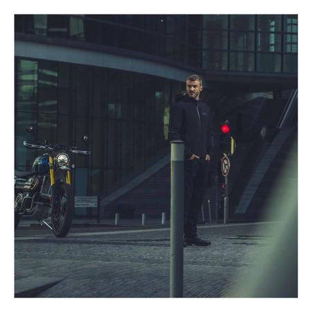 Bluza motocyklowa SPIDI HOODIE ARMOR H2OUT BLACK czarny