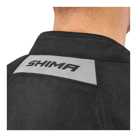Kurtka tekstylna SHIMA X-MESH 2.0 RED czarny czerwony