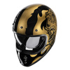 Kask integralny HJC V60 FLAME BLACK/GOLD czarny złoty