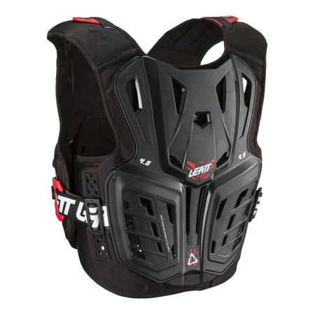 Buzer dziecięcy LEATT CHEST PROTECTOR 4.5 JUNIOR BLACK/RED czarny czerwony