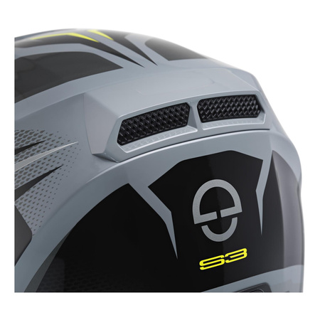 Kask integralny SCHUBERTH S3 ECE APEX GREY szary czarny żółty fluo