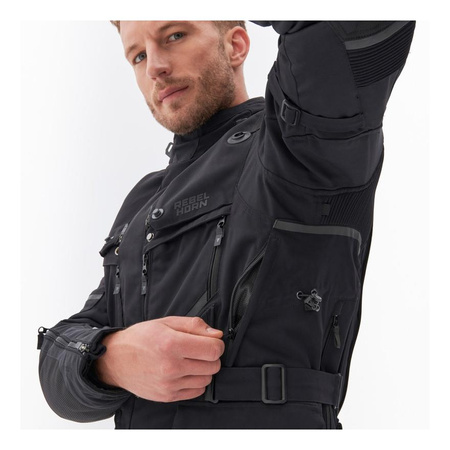Kurtka tekstylna REBELHORN RANGE BLACK czarny