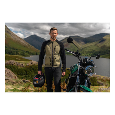 Kurtka tekstylna KNOX TOR SAGE zielony czarny