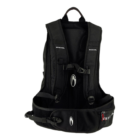 Plecak RICHA PADDOCK BLACK czarny biały