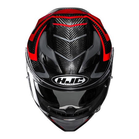 Kask integralny HJC F71 CARBON NEVIO BLACK/RED czarny czerwony
