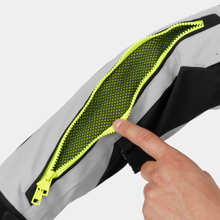 Kurtka tekstylna SHIMA HERO 3.0 G2 GREY/FLUO szary żółty fluo czarny