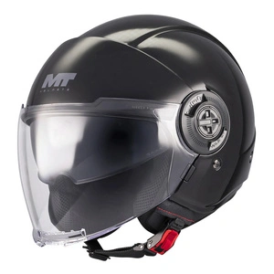 Kask otwarty MT VIALE SV S PURE BLACK czarny