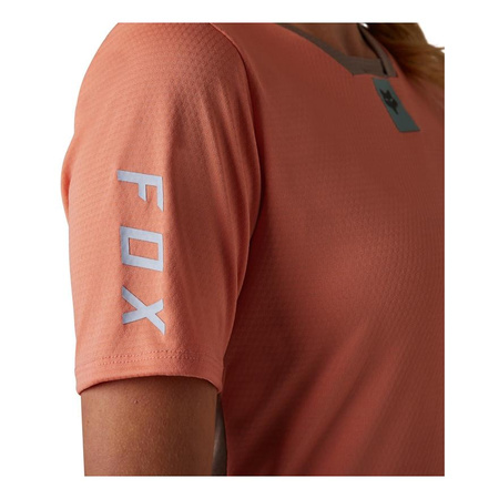 Koszulka rowerowa damska FOX LADY DEFEND SALMON pomarańczowy