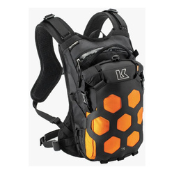 Plecak KRIEGA TRAIL 9 ORANGE czarny pomarańczowy fluo