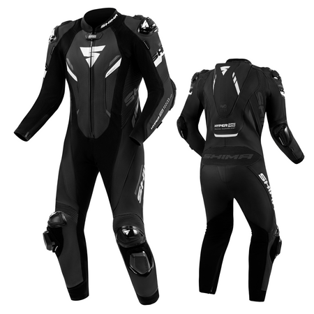 Kombinezon jednoczęściowy SHIMA HYPER RS BLACK/WHITE czarny biały