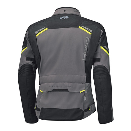 Kurtka tekstylna HELD LONBORG TOP ANTHRACITE grafitowy żółty fluo