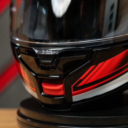 Kask szczękowy SHOEI NEOTEC 3 GRASP TC-5 czarny biały czerwony