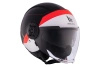 Kask otwarty MT VIALE SV S 68 UNIT MATT RED czarny biały czerwony