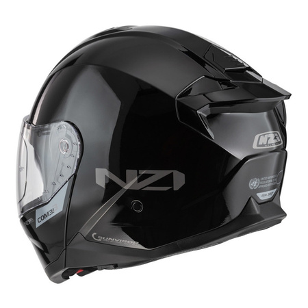 Kask szczękowy NZI COMBI 3 DUO BLACK czarny