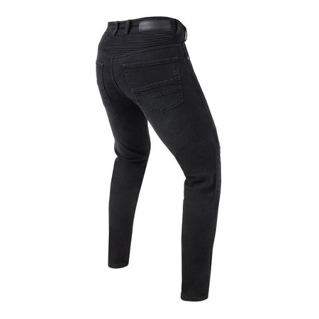Jeansy motocyklowe REBELHORN EAGLE III SLIM FIT BLACK czarny