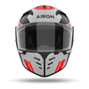 Kask integralny AIROH CONNOR OMEGA MATT szary czarny czerwony