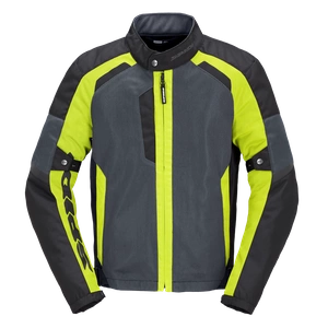 Kurtka tekstylna SPIDI TEK NET YELLOW FLUO czarny żółty fluo szary