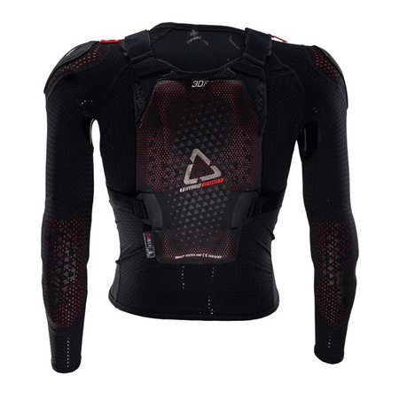 Koszulka z ochraniaczami dziecięca LEATT 4.5 HYBRID JUNIOR BLACK czarny