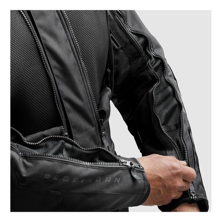 Kurtka tekstylna REBELHORN CUBBY V BLACK czarny