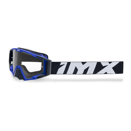 Gogle motocyklowe IMX SAND BLUE MATT/BLACK SZYBA BLUE IRIDIUM + CLEAR niebieski czarny
