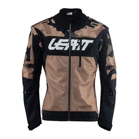 Kurtka enduro LEATT MOTO 4.5 X-FLOW STONE brązowy czarny