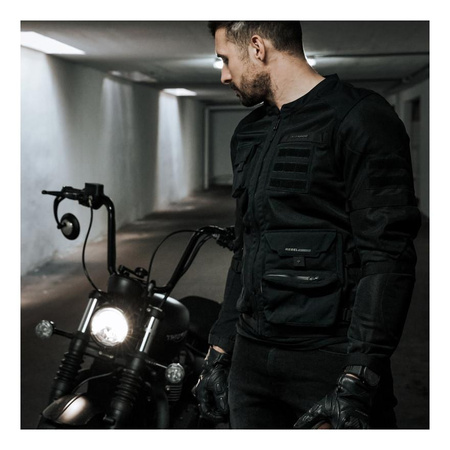 Kurtka tekstylna REBELHORN BRUTALE BLACK czarny
