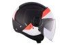 Kask otwarty MT VIALE SV S 68 UNIT MATT RED czarny biały czerwony
