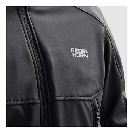 Kurtka tekstylna REBELHORN SLASH BLACK czarny